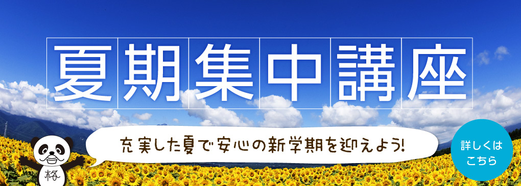 夏期集中講座